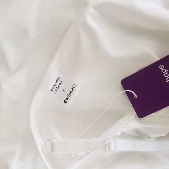 HeyShape Stretchy Snatched Slimming Shapewear Bodysuit White Women's Size Large - Picture 8 of 12